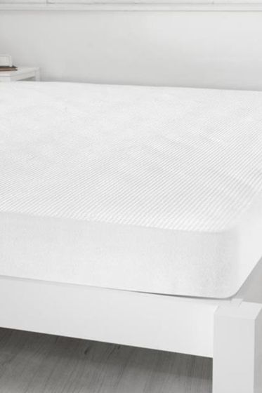 3D Kapitoneli Sıvı Geçirmez 160X200cm Fitted Çift Kişilik Alez - Çeyiz Diyarı