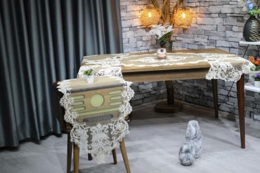 Alara 5 Parça Salon Takımı Gold - 1