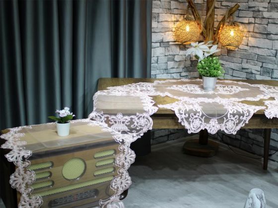 Alara 5 Parça Salon Takımı Pembe - Çeyiz Diyarı (1)