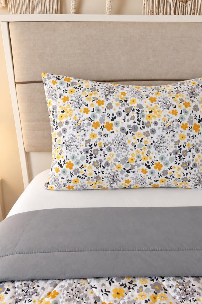 Alessa %100 Pamuk Elyaf Dolgulu 200x230 cm Çift Kişilik Pike Takımı - 4