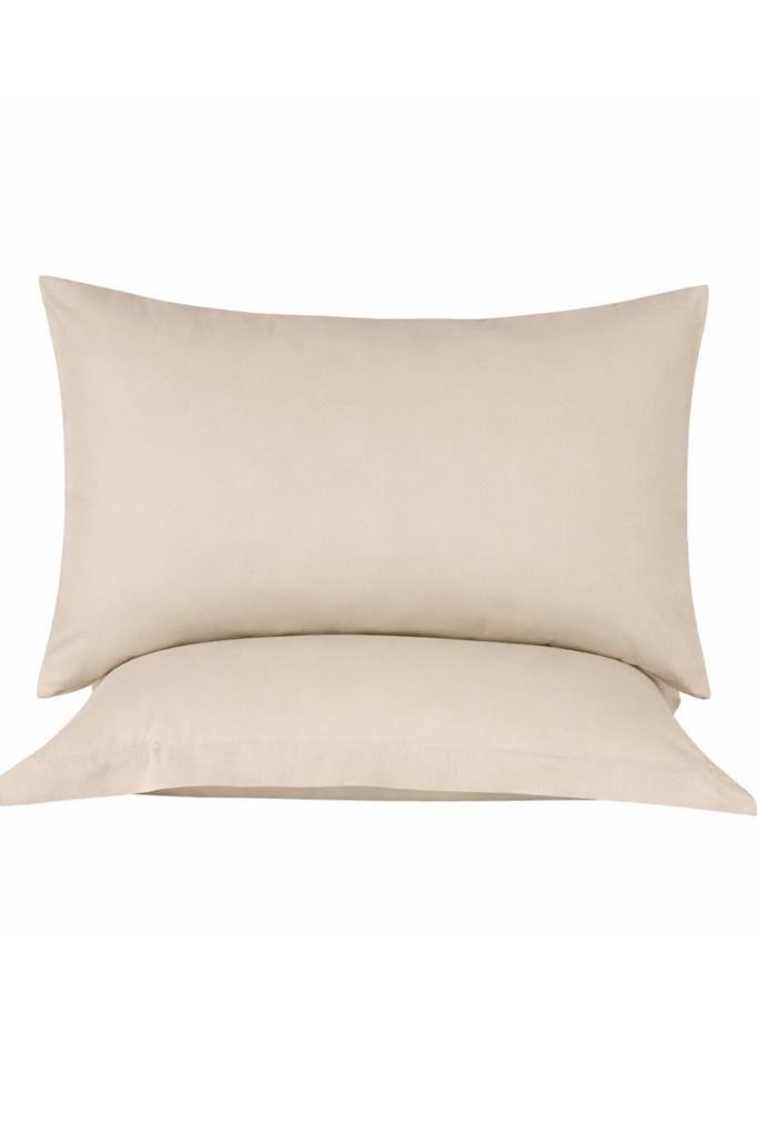 Almond 2'li Yastık Kılıfı Bej - 1