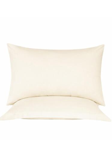 Almond 2'li Yastık Kılıfı Krem - Çeyiz Diyarı