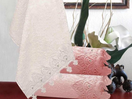 Angela Dantelli 6lı Havlu Seti - Çeyiz Diyarı