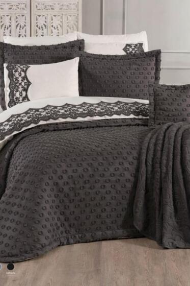 Aramis 11 Parça Çeyiz Seti Antrasit - Çeyiz Diyarı