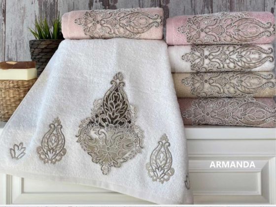 Armanda 6'lı El Yüz 50x90 Havlu Seti - Çeyiz Diyarı