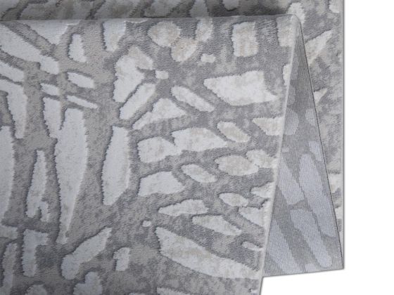 Asel Bambu Beyaz Bej Dikdörtgen Halı 160x230cm - Çeyiz Diyarı (1)