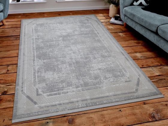 Asel Clasic Beyaz Bej Dikdörtgen Halı 160x230cm - Çeyiz Diyarı