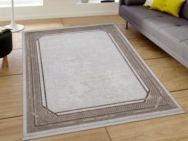 Asel Clasic Krem Bej Dikdörtgen Halı 160x230cm - 1