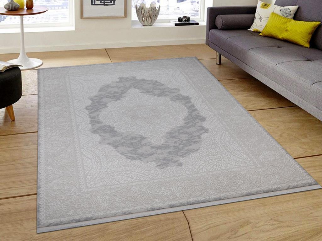 Asel İhtişam Beyaz Bej Dikdörtgen Halı 160x230cm - 1