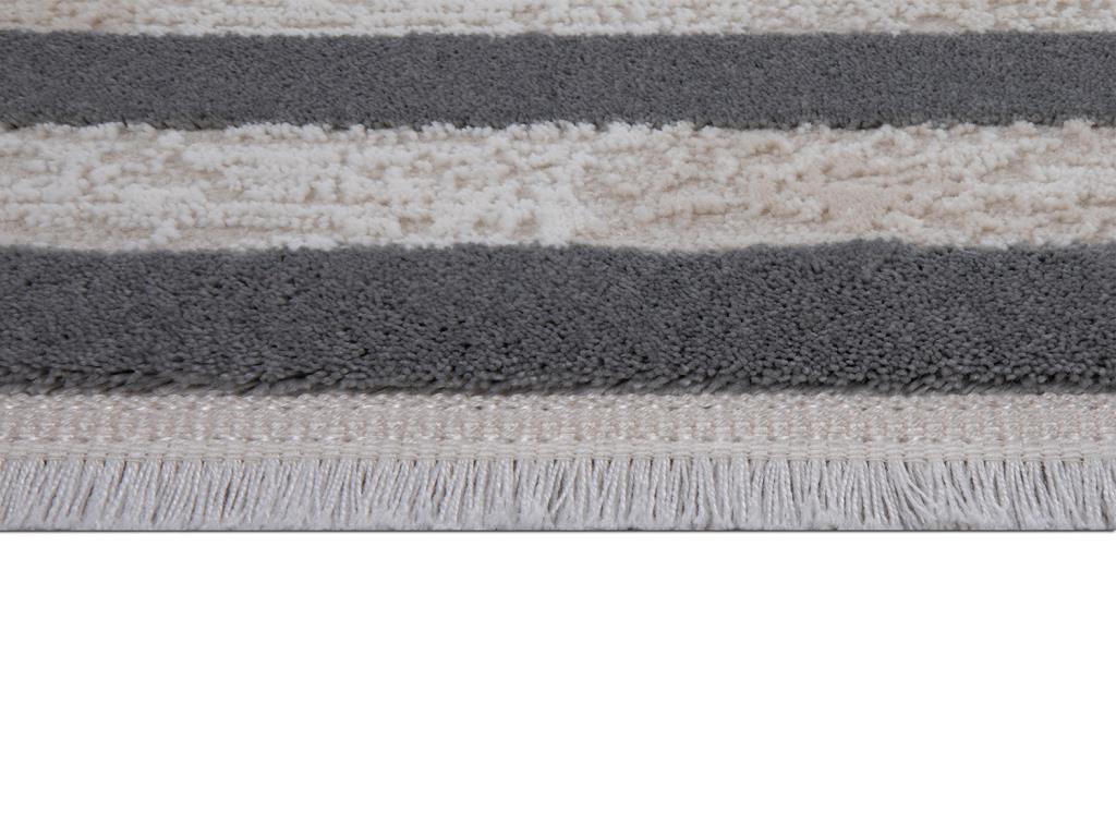 Asel Modern Gri Bej Dikdörtgen Halı 160x230cm - 4