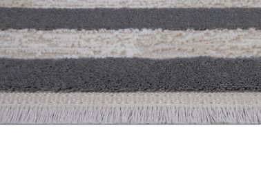 Asel Modern Gri Bej Dikdörtgen Halı 160x230cm - 4