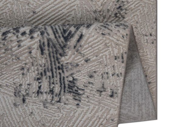 Asel Trigon Mavi Bej Dikdörtgen Halı 160x230cm - Çeyiz Diyarı (1)
