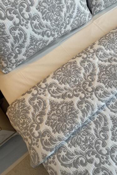 Asır 3 Parça Çift Kişilik Yatak Örtüsü 235x245 cm - Çeyiz Diyarı (1)