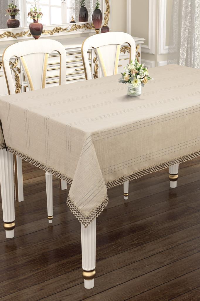 Asu 160x220 cm Tek Masa Örtüsü Cappucino - 1