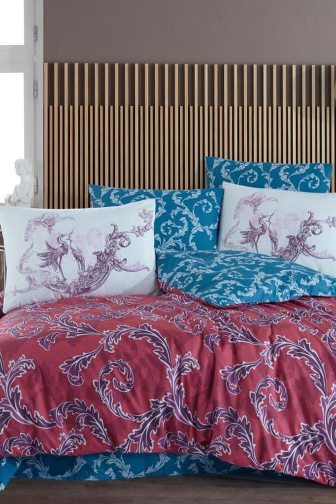 Avangarde Tek Kişilik Ranforce Nevresim Takımı Kırmızı - 1