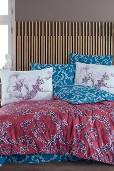 Avangarde Tek Kişilik Ranforce Nevresim Takımı Kırmızı - Hobby