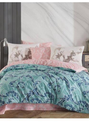 Avangarde Tek Kişilik Ranforce Nevresim Takımı Yeşil - Hobby