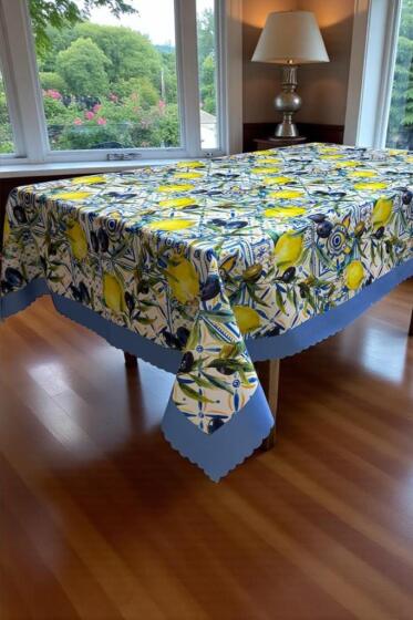 Azulon Dertsiz Masa Örtüsü 150x220 cm - Çeyiz Diyarı