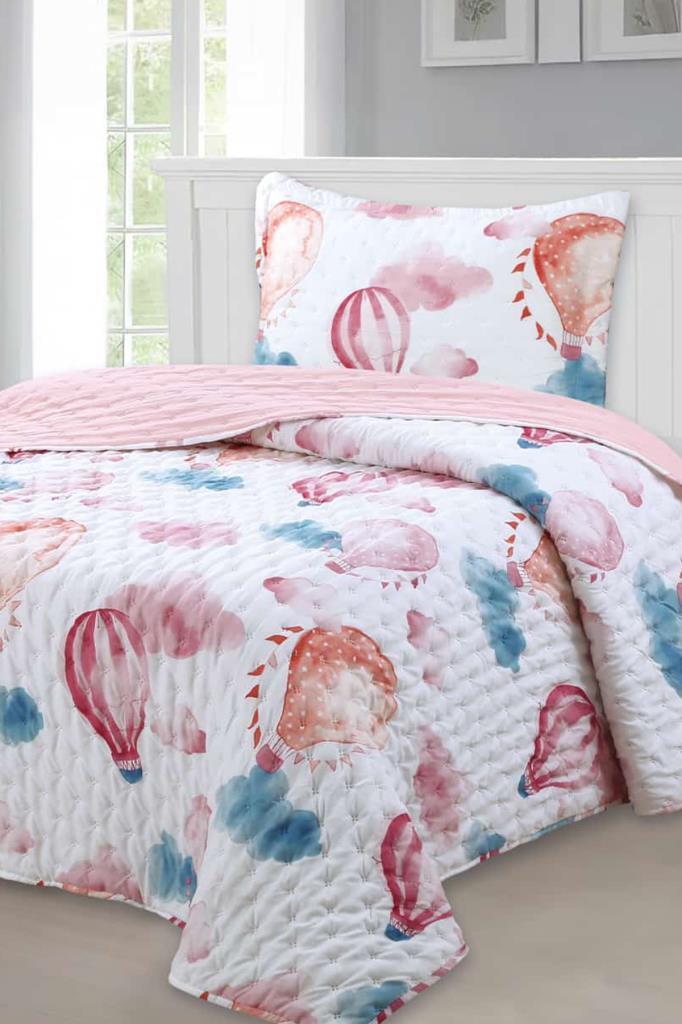 Balloon Genç Ve Çocuk Tek Kişilik Yatak Örtüsü 180x240 - 1