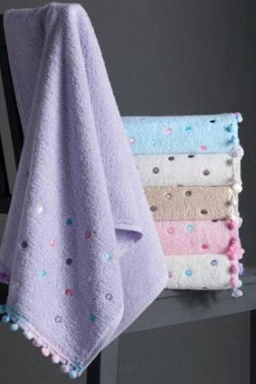 Batik Bukle Ponponlu 6 'lı Mutfak Havlu Seti - Çeyiz Diyarı