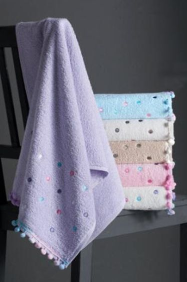 Batik Bukle Ponponlu 6 'lı Mutfak Havlu Seti - Çeyiz Diyarı (1)