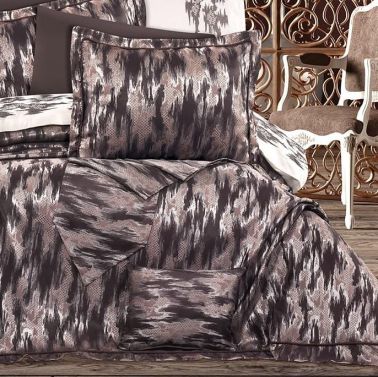 Beatrix 11 Parça Elyaf Dolgulu Lüks Çeyiz Seti Kahve - 3