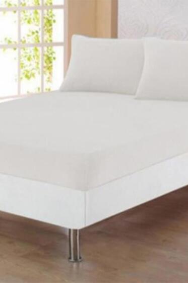 Bella Çift Kişilik 180x200 cm Lastikli Çarşaf Takımı Beyaz - Çeyiz Diyarı