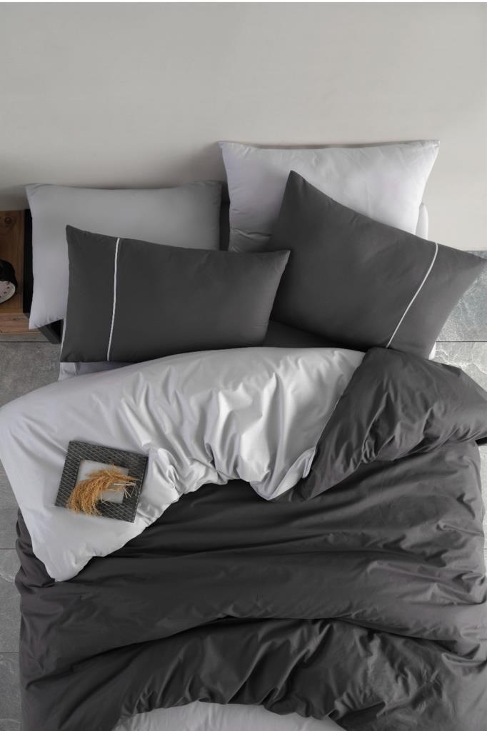 Berlin %100 Pamuklu Çift Taraflı Çift Kişilik Nevresim Takımı - 1