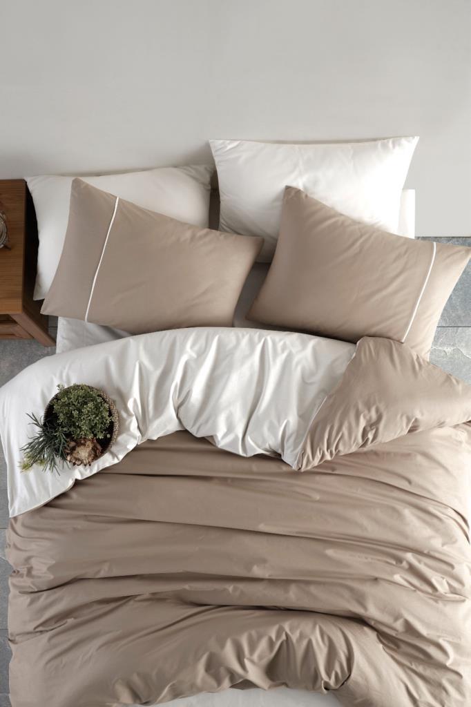 Bern %100 Pamuklu Çift Taraflı Çift Kişilik Nevresim Takımı - 1