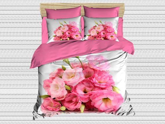 Best Class Dijital Baskılı 3d Çift Kişilik Nevresim Takımı Flowers - Çeyiz Diyarı