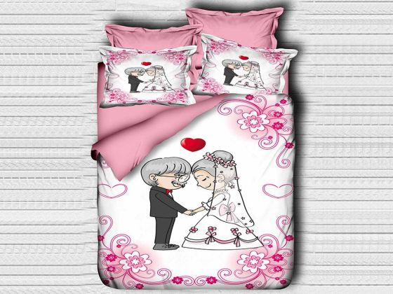 Best Class Dijital Baskılı 3d Çift Kişilik Nevresim Takımı Marital - Çeyiz Diyarı (1)
