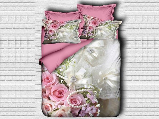 Best Class Dijital Baskılı 3d Çift Kişilik Nevresim Takımı Nuptial - Çeyiz Diyarı