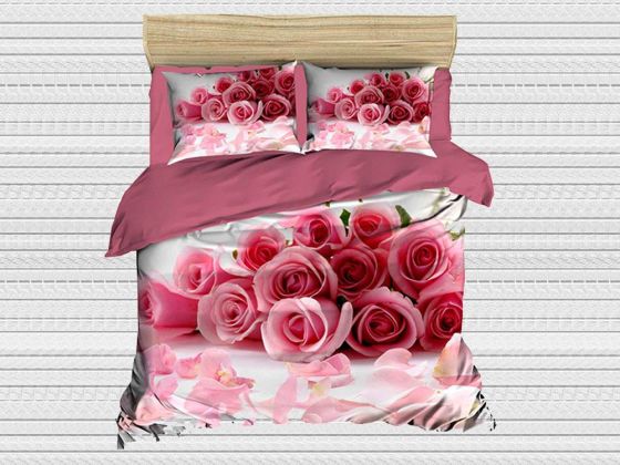 Best Class Dijital Baskılı 3d Çift Kişilik Nevresim Takımı Roses - Çeyiz Diyarı