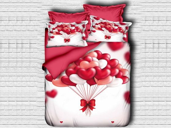 Best Class Dijital Baskılı 3d Tek Kişilik Nevresim Takımı Amorous - Çeyiz Diyarı