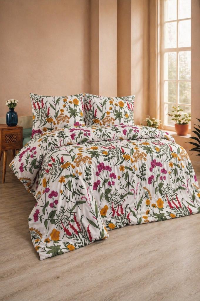 Bloomy Çift Kişilik Nevresim Takımı - 1