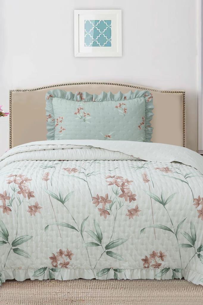 Breeze Doğal Rapsodi Tek Kişilik Yatak Örtüsü 180x240 - 1