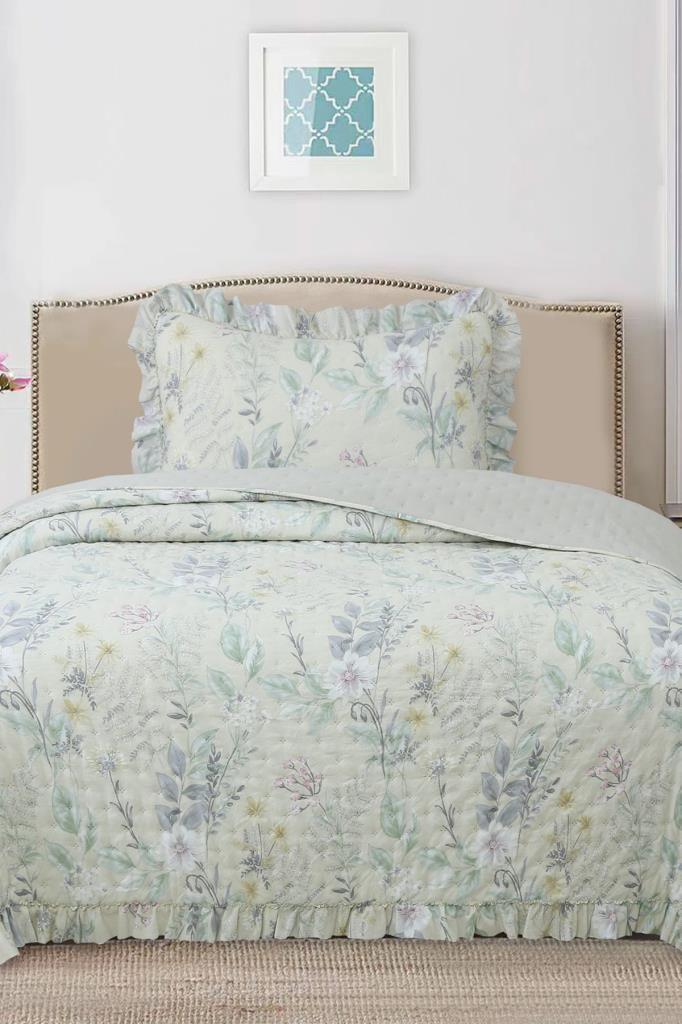 Breeze Orman Çiçekleri Tek Kişilik Yatak Örtüsü 180x240 - 1