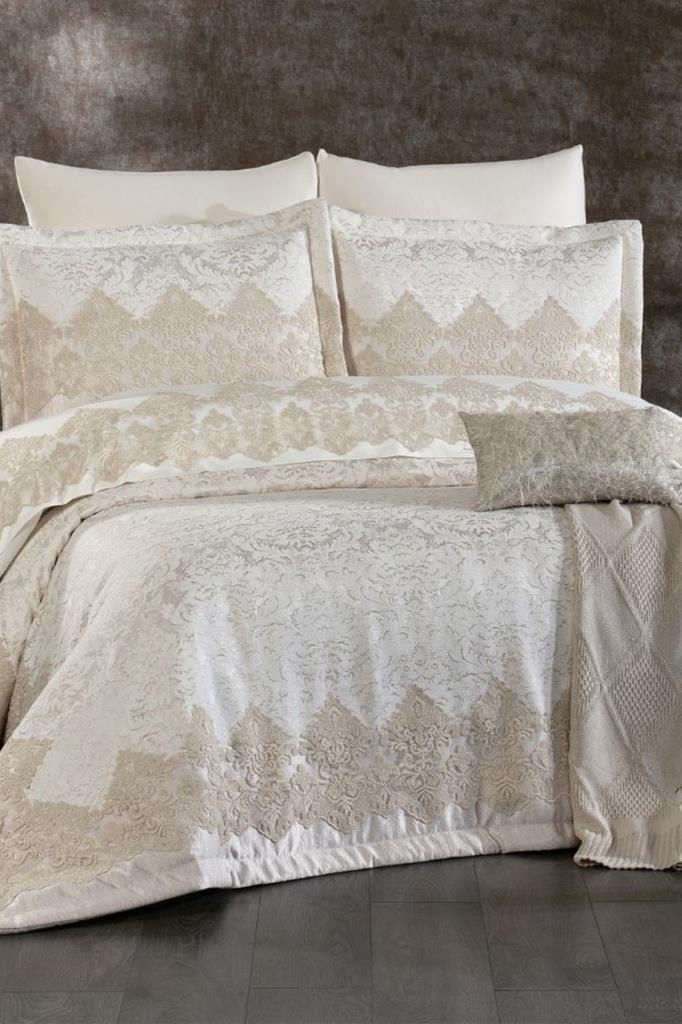 Çalıkuşu Çeyiz Paketi 9 Parça Ekru Altın - 1