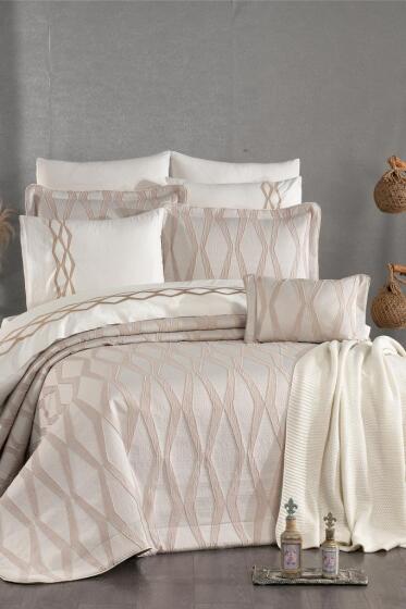 Carina Çeyiz Paketi 11 Parça Cappucino - Çeyiz Diyarı