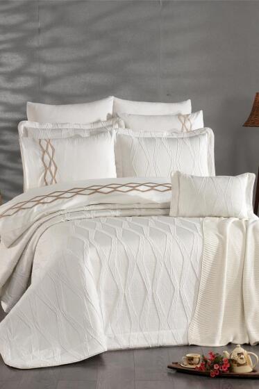 Carina Çeyiz Paketi 11 Parça Ekru - Çeyiz Diyarı