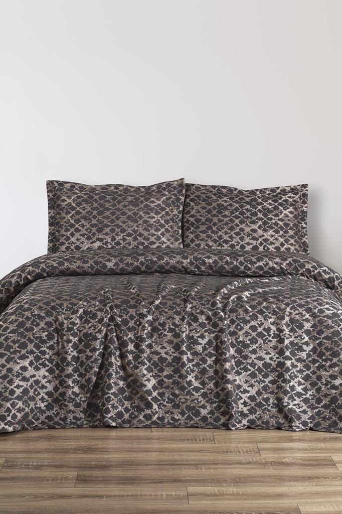 Ceres 3 Parça Çift Kişilik Pike Takımı 230x250 Antrasit - 1