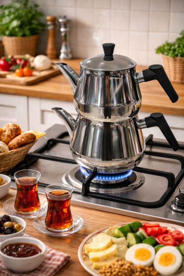 ÇETCOOK DAMLA BÜYÜK BOY ÇAYDANLIK - 