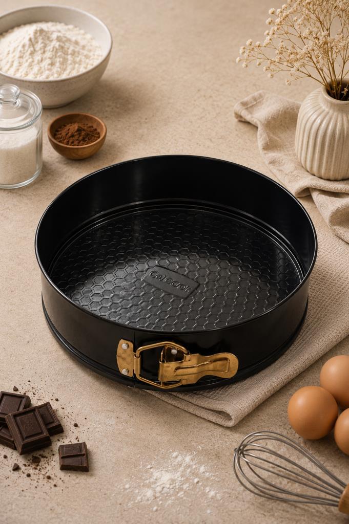 Cetcook Kelepçeli Kek Kalıbı Siyah - 1