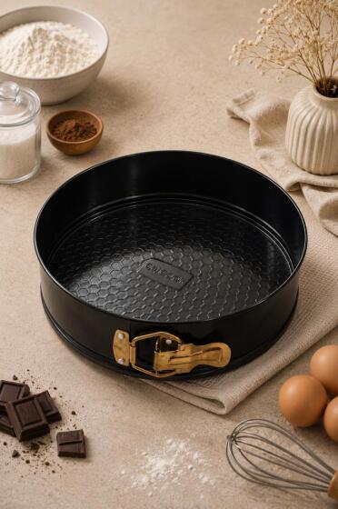 Cetcook Kelepçeli Kek Kalıbı Siyah - Çeyiz Diyarı