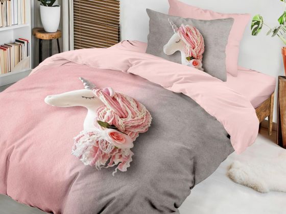 Çeyiz Diyarı 3D Dijital Baskı Tek Kişilik Nevresim Takımı Sweety - Çeyiz Diyarı