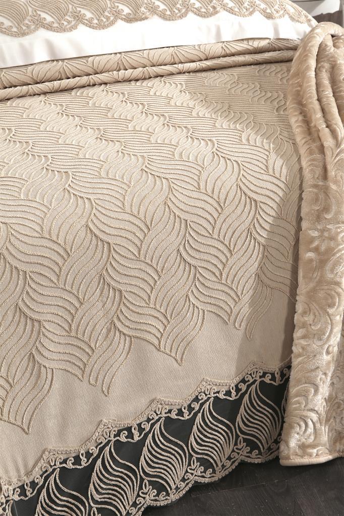 Çeyiz Diyarı Anka 10 Parça Battaniyeli Çeyiz Seti Bej - 2