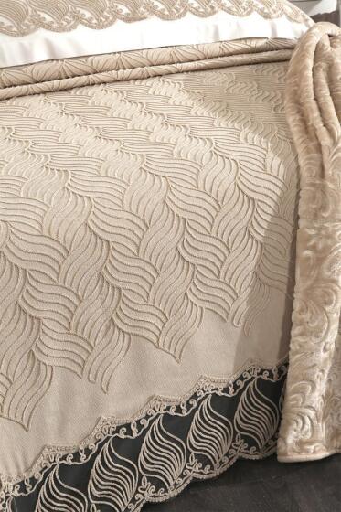 Çeyiz Diyarı Anka 10 Parça Battaniyeli Çeyiz Seti Bej - Çeyiz Diyarı (1)