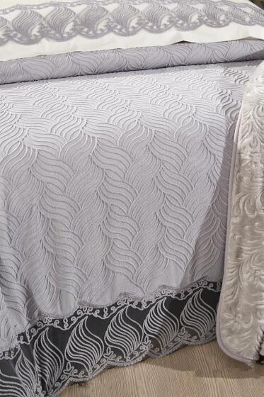 Çeyiz Diyarı Anka 10 Parça Battaniyeli Çeyiz Seti Gri - Çeyiz Diyarı (1)