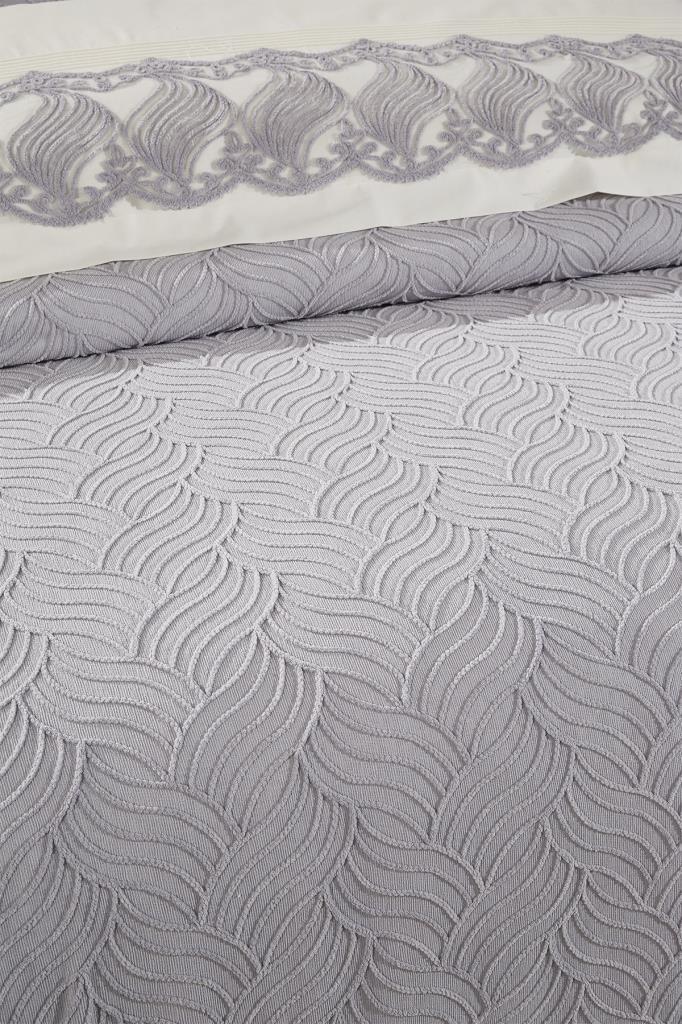 Çeyiz Diyarı Anka 10 Parça Battaniyeli Çeyiz Seti Gri - 3