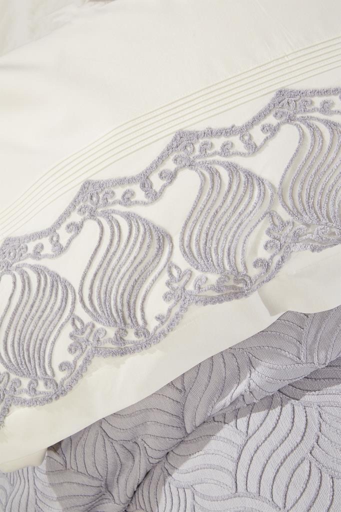 Çeyiz Diyarı Anka 10 Parça Battaniyeli Çeyiz Seti Gri - 6